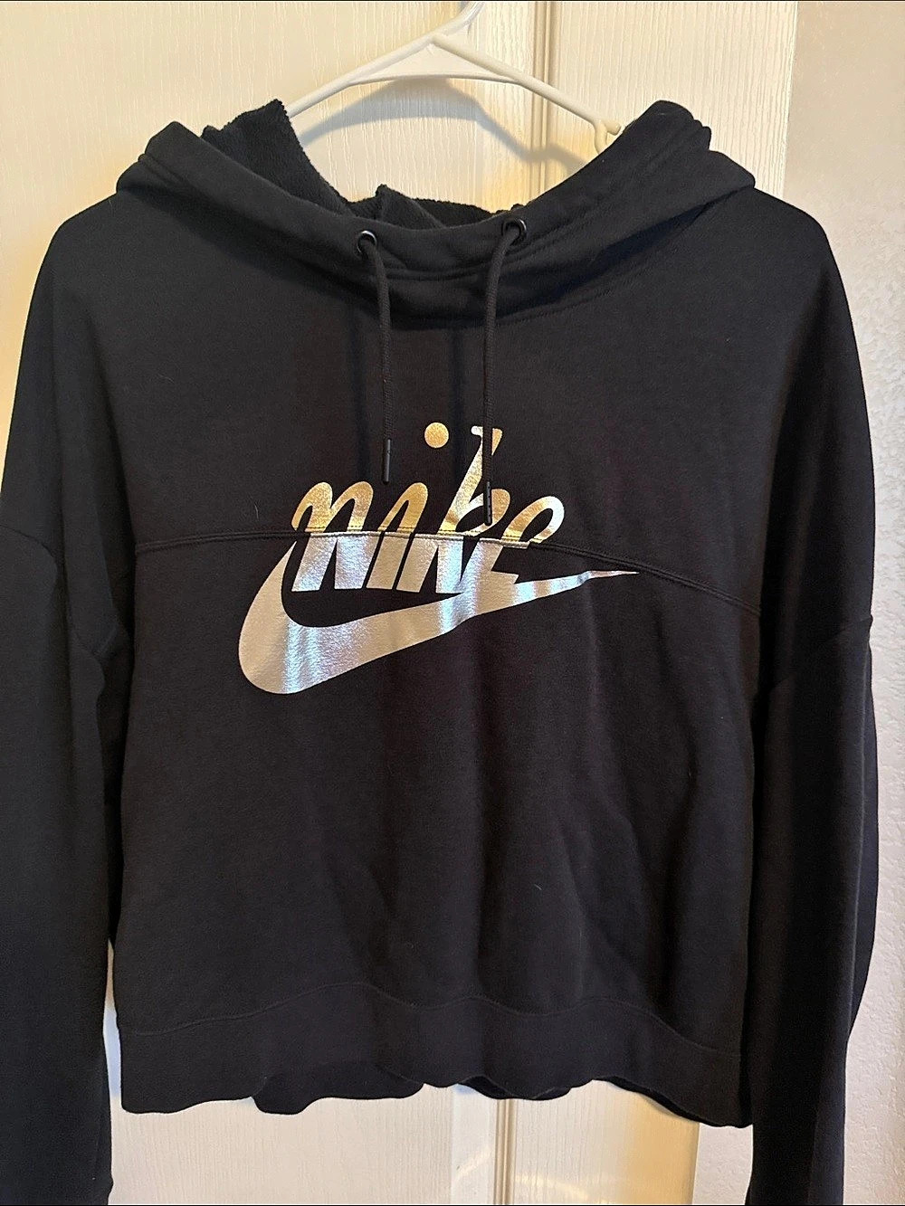 Nike Sportswear Swoosh Pullover Hoodie Black XL